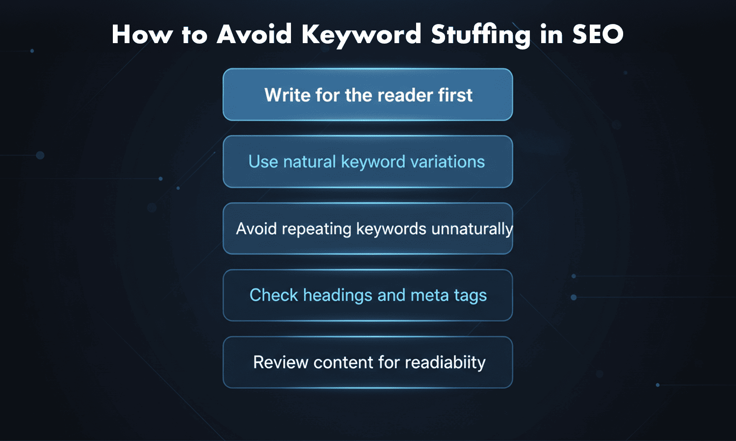 Keyword Stuffing
